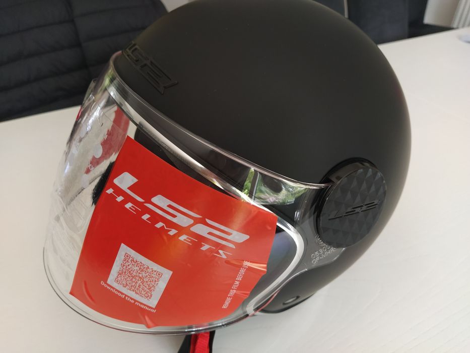 Kask motocyklowy dziecięcy LS2 OF558 Sphere Lux Czarny Mat