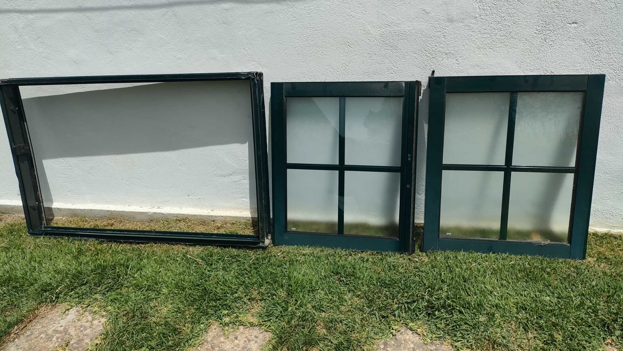 Vendo portas e janelas alumínio com vidro duplo