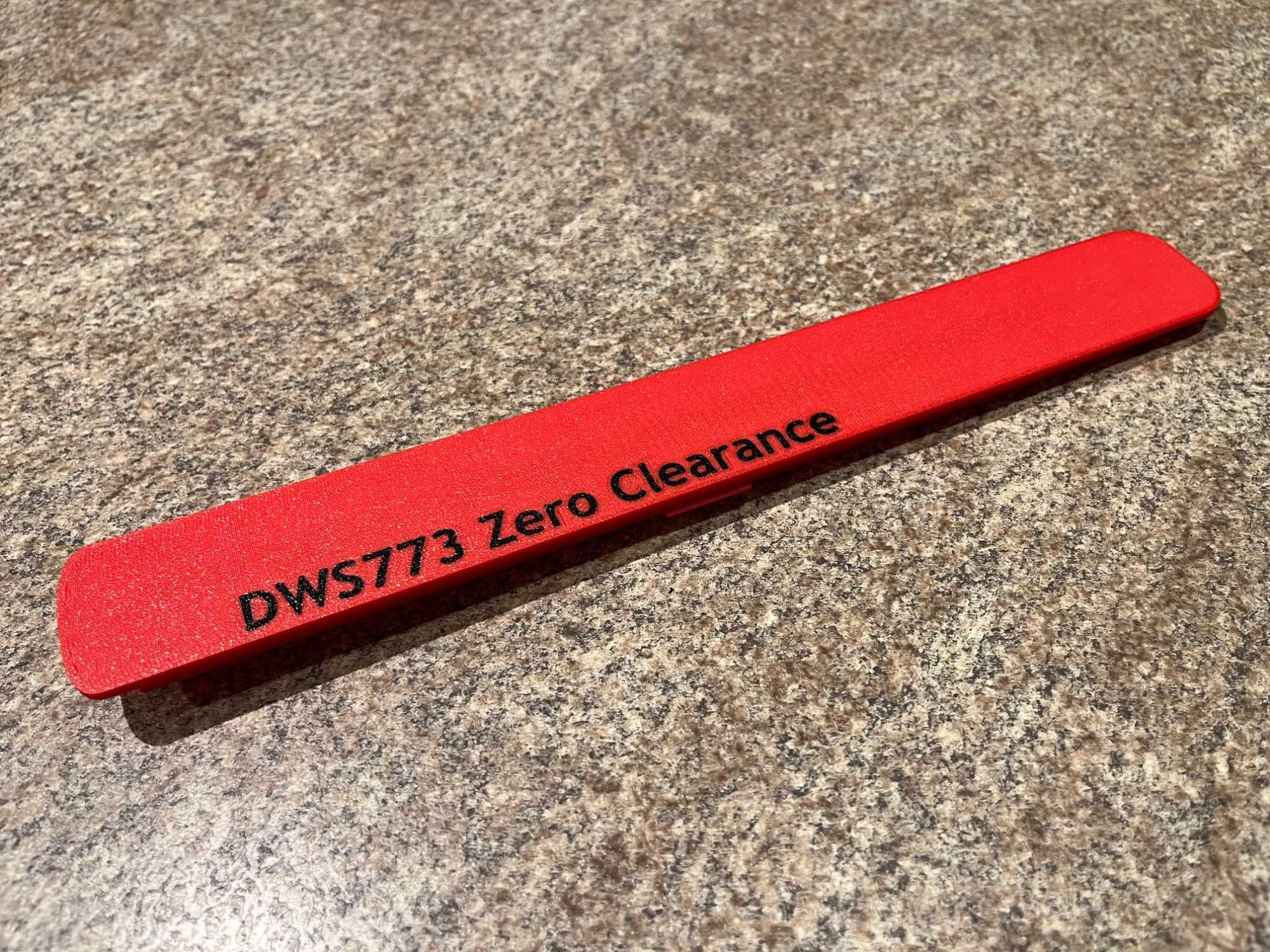 Wkładka precyzyjna "zero clearance" ukośnica Dewalt DWS773 774 DCS365