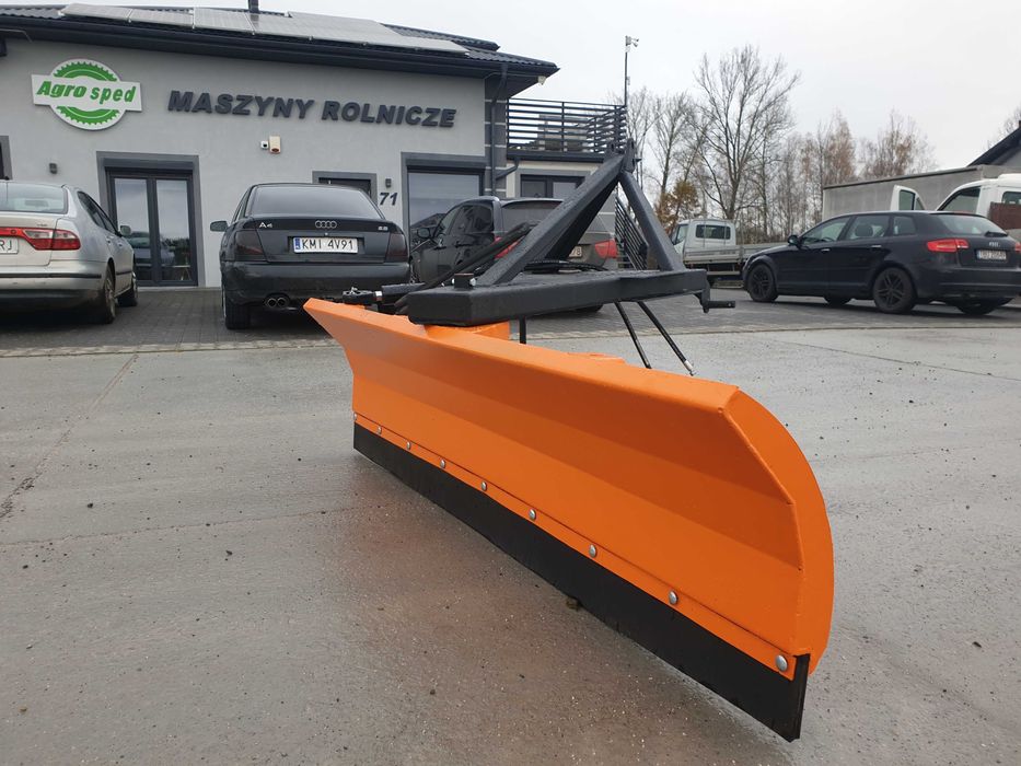 Pług do śniegu na tył-OBROTOWY 360 stopni do ciągnika spych
