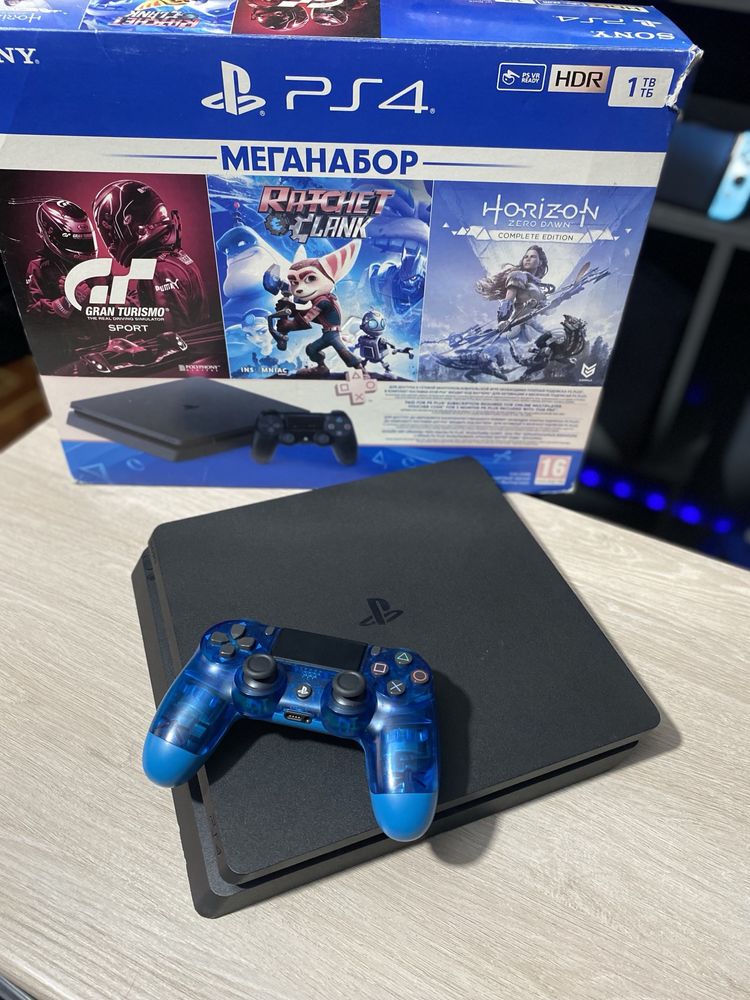 Ps4 slim 1tb / 500gb ігрова консоль пс4 слім