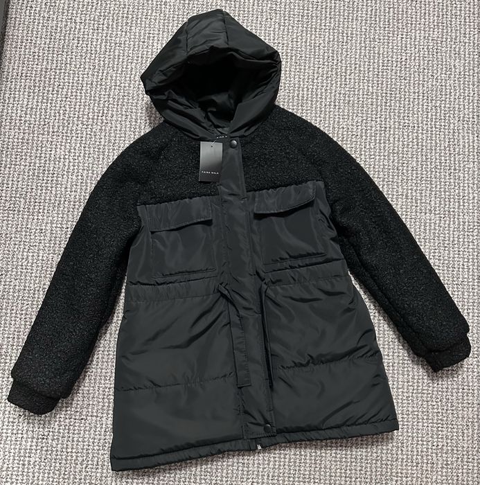 Курточка жіноча нова комбінація з овчиною розмір L