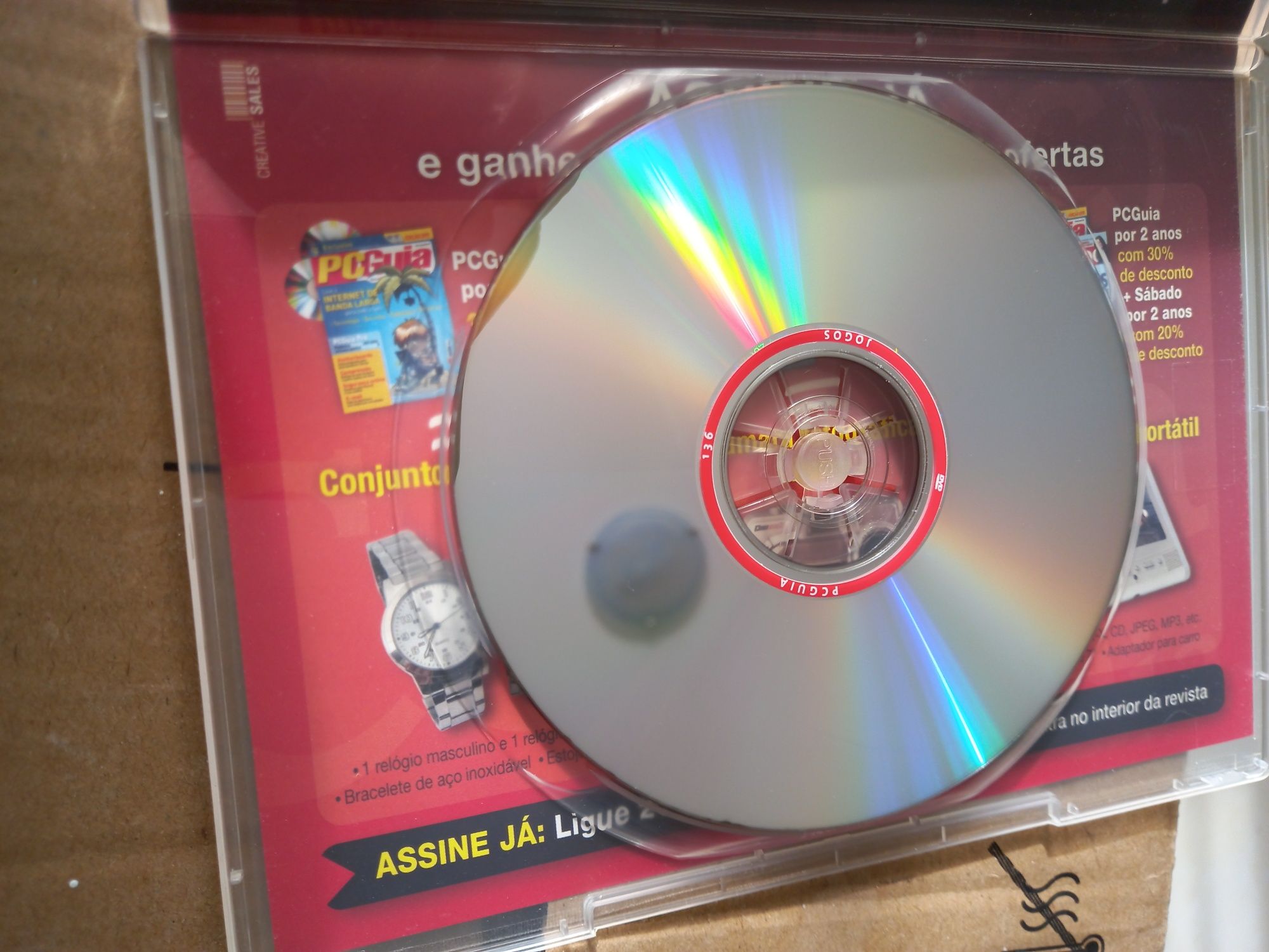 Dvd dupla face com jogos e outros softwares