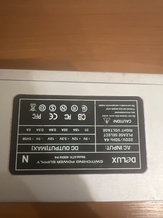 Блоки живлення Delux ATX 350w Коісія ОЛХ включена в ціну