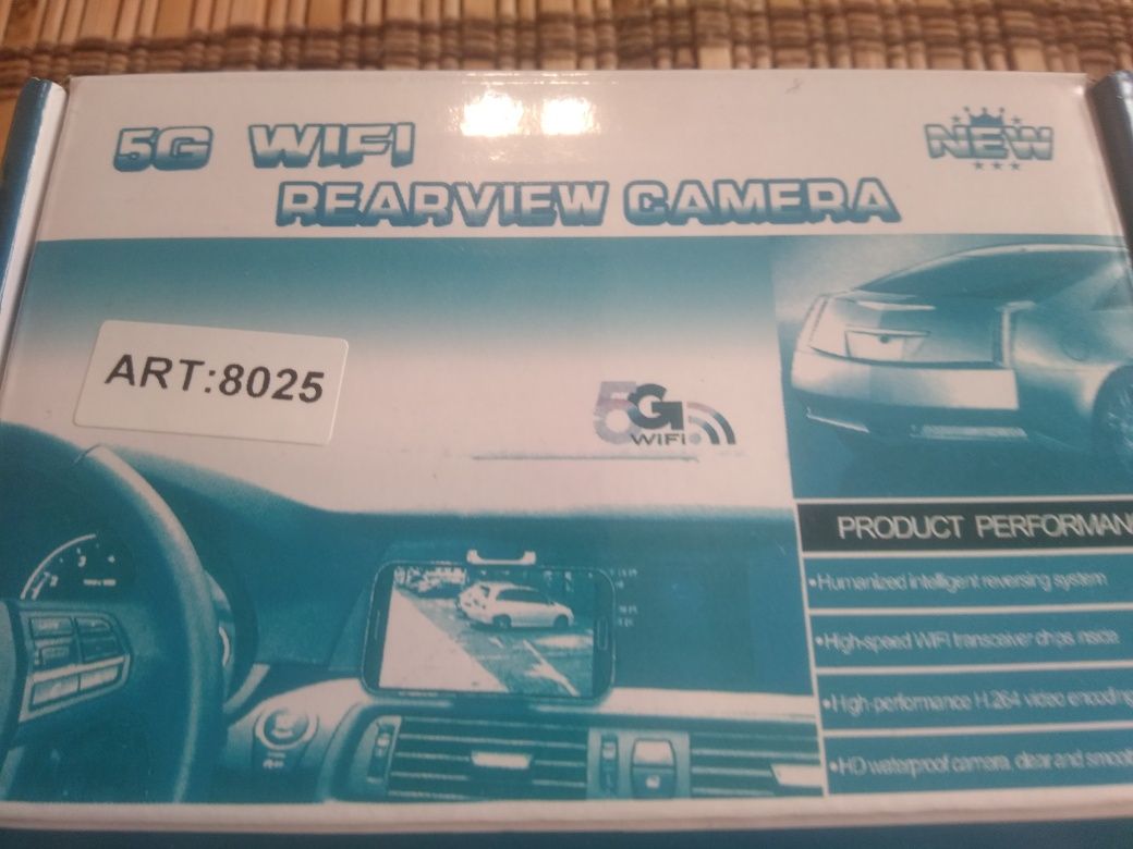 5G Wifi Rearbiew camera 8025