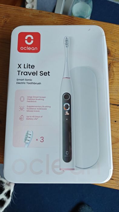 Oclean X Lite szczoteczka soniczna + etui + 3 końcówki GWARANCJA