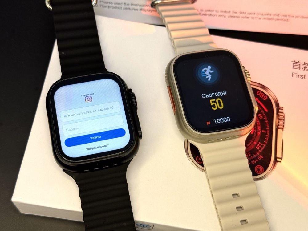 SIM-картка‼️ Годинник Apple Watch ULTRA 2 AMOLED 49mm - 4G та Wi-Fi