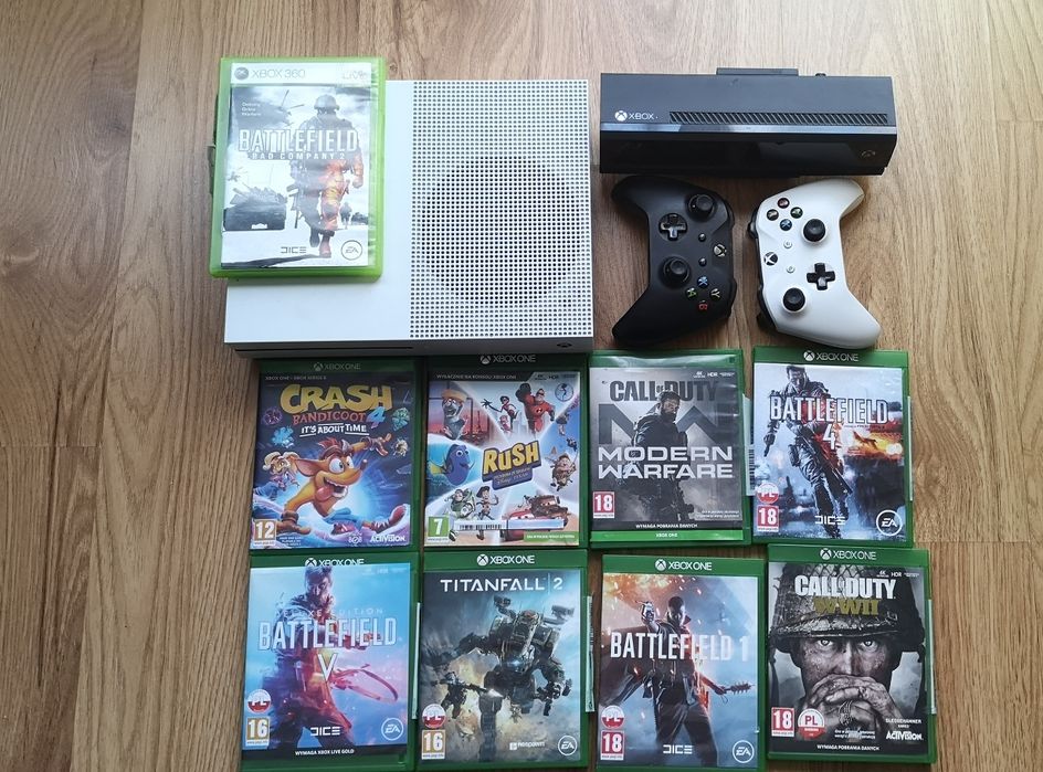 Xbox One S 500gb - KINECT 2x Pad  Gry