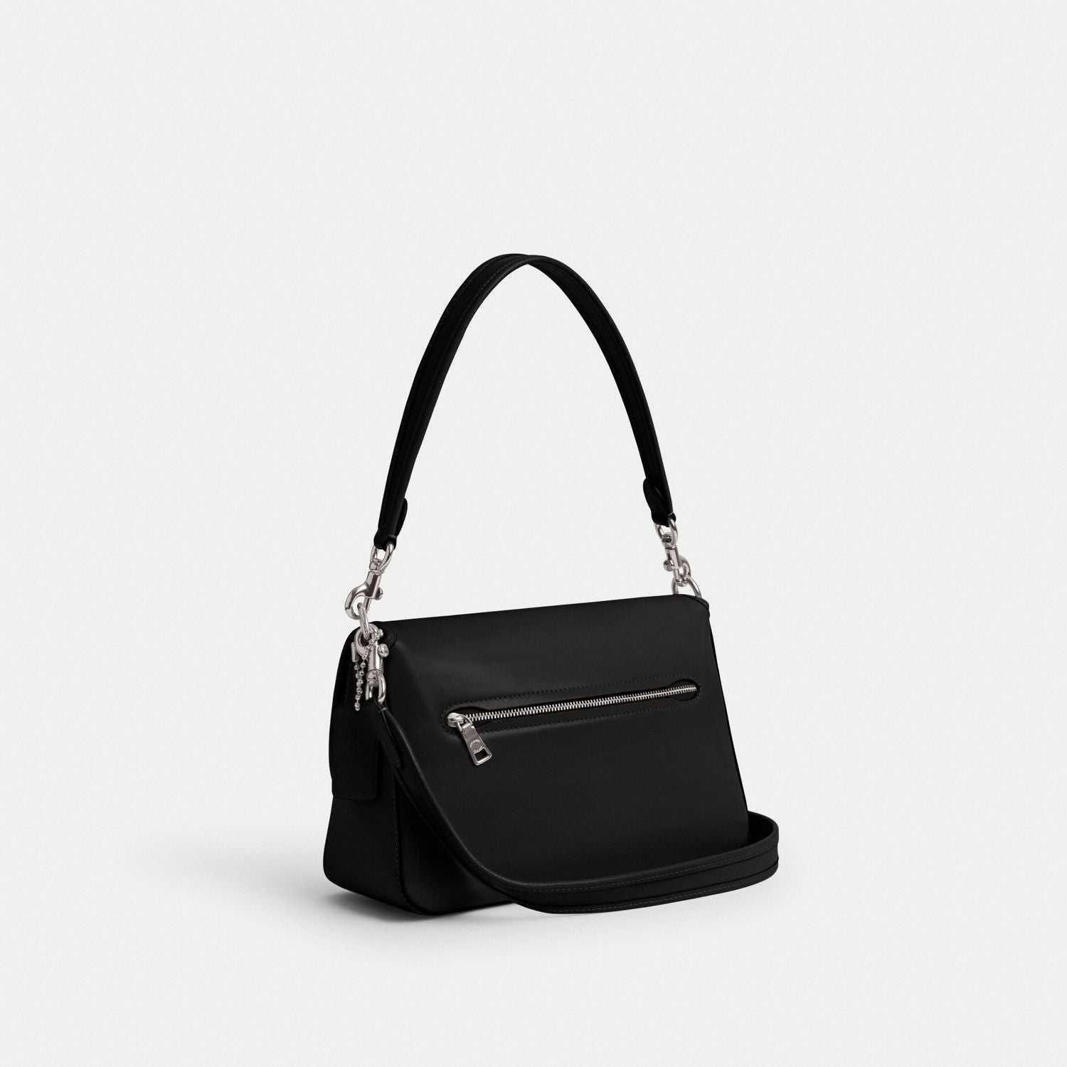 Сумка Coach Soft Tabby Shoulder Bag Black/Silver