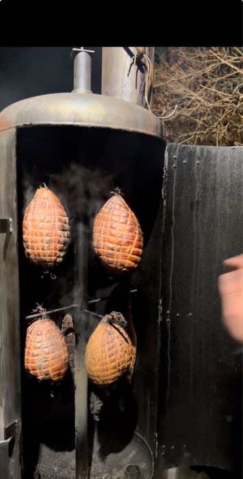 Wędzarnia duży grill lokomotywa