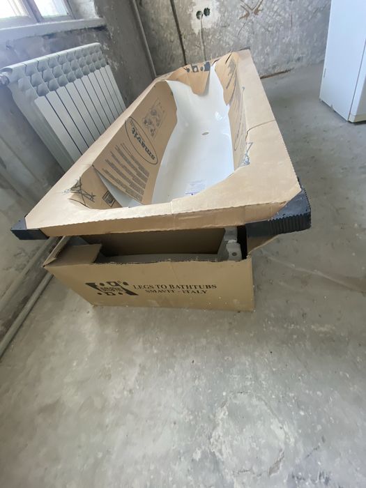 Нова Ванна Стальна Smavit (Italy) 170x70 (ніжки в комплекті)