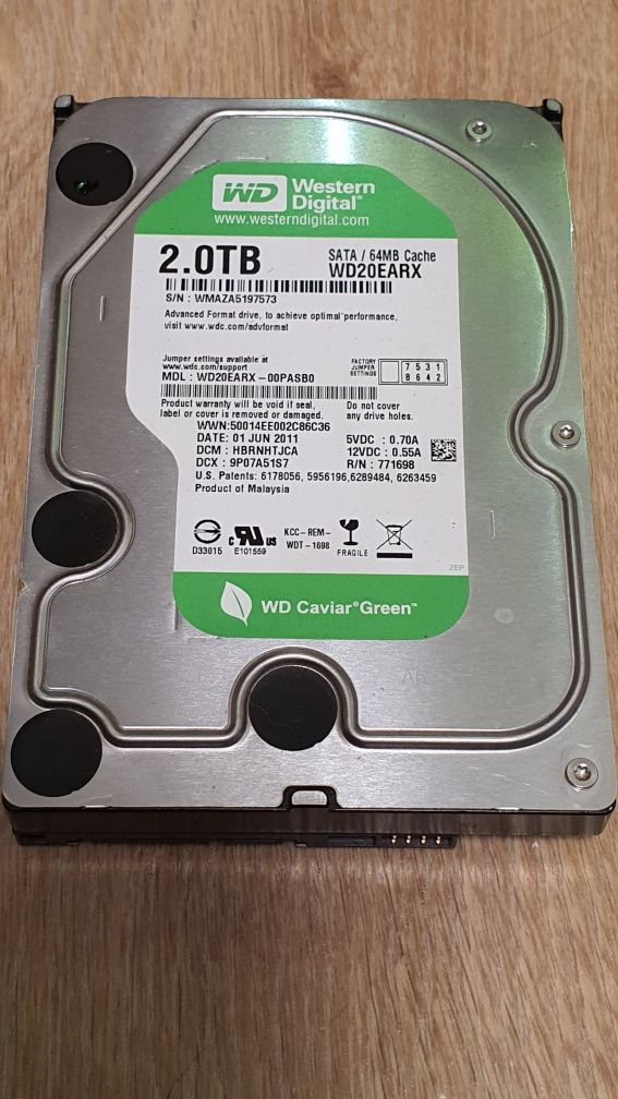 Винчестер WD 2.0TB WD20EARX