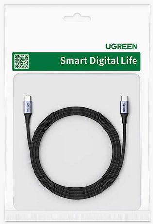 Зарядный К Ugreen Type-C 5А 60W QC4.0 USB C 5A/20V PD 3.0 QC 4.0  0.5м
