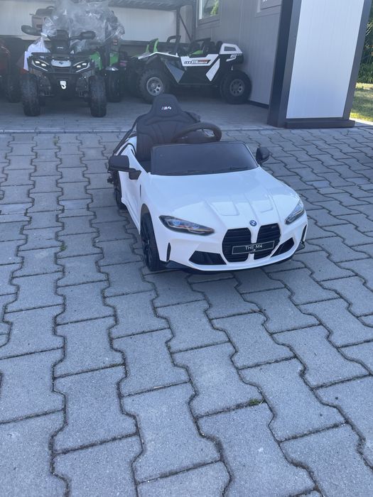 Auto Na Akumulator BMW M4 2X45 WATT Akumulator 12V 14Ah Biały
