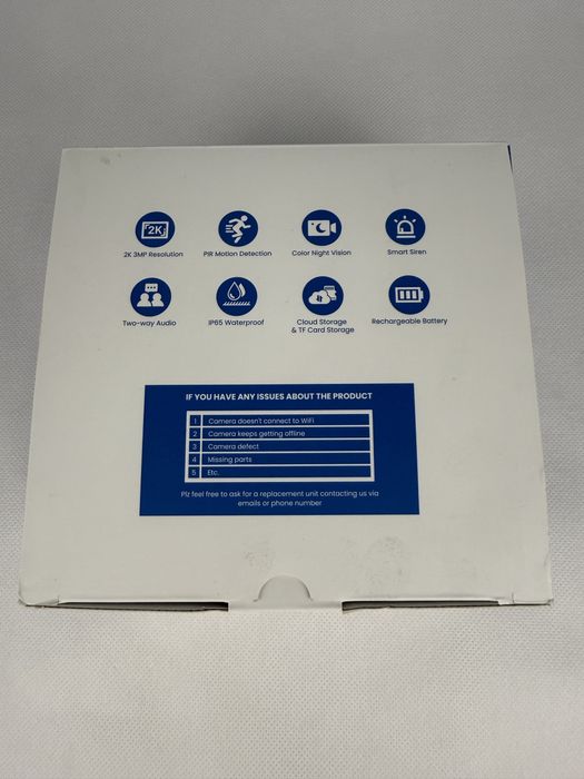 Kamera zewnętrzna bezprzewodowa-2.4G 2K Solar Czujnik Ruchu