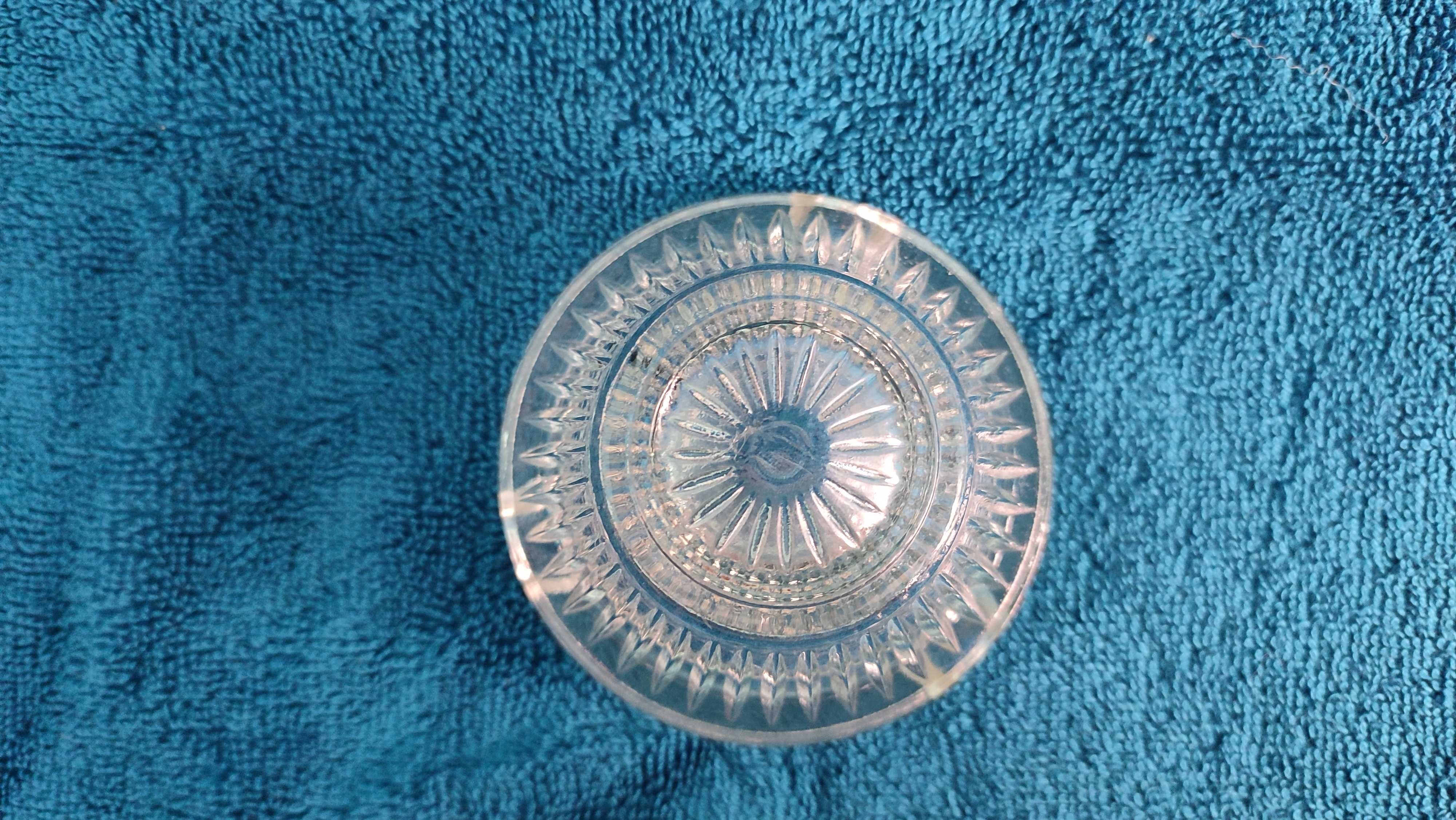 Popielnica popielniczka kryształ PRL vintage retro antyk