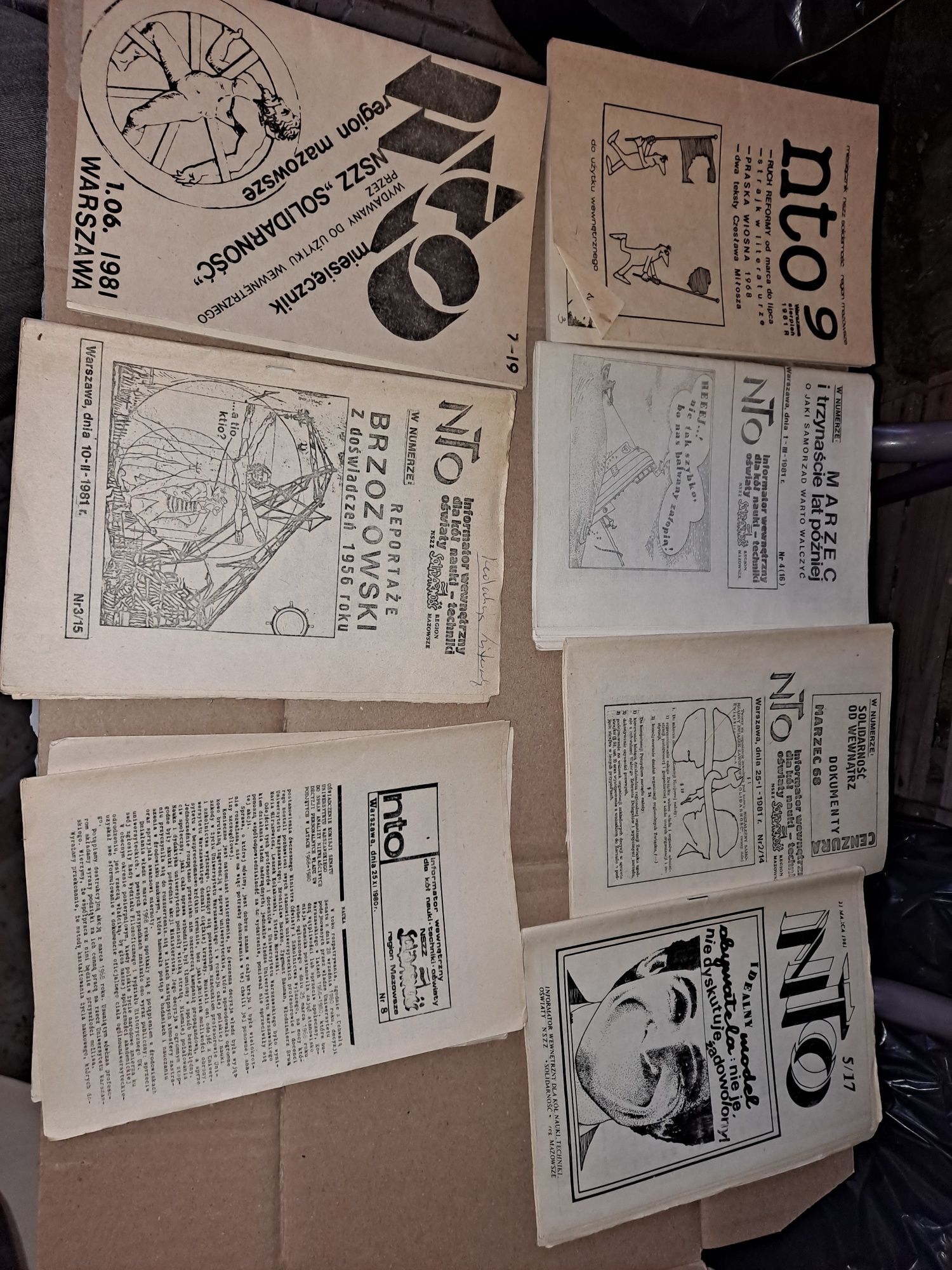 Stare gazety solidarność
