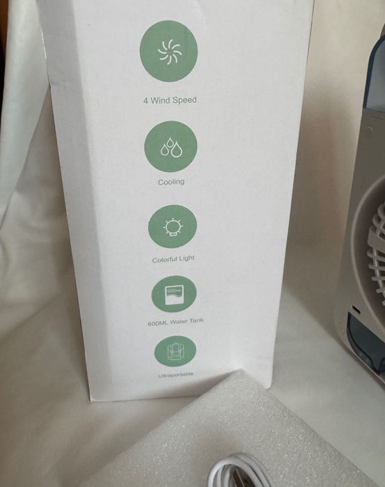 Wentylator z chłodzeniem wodnym, przenośny klimatyzator