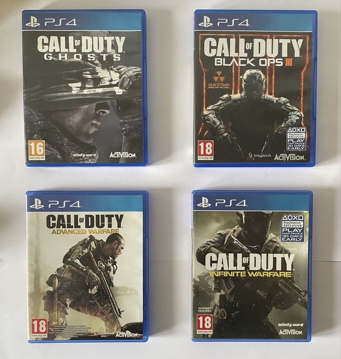 Lote 4 Jogos Call of Duty PS4 | CIB | PAL