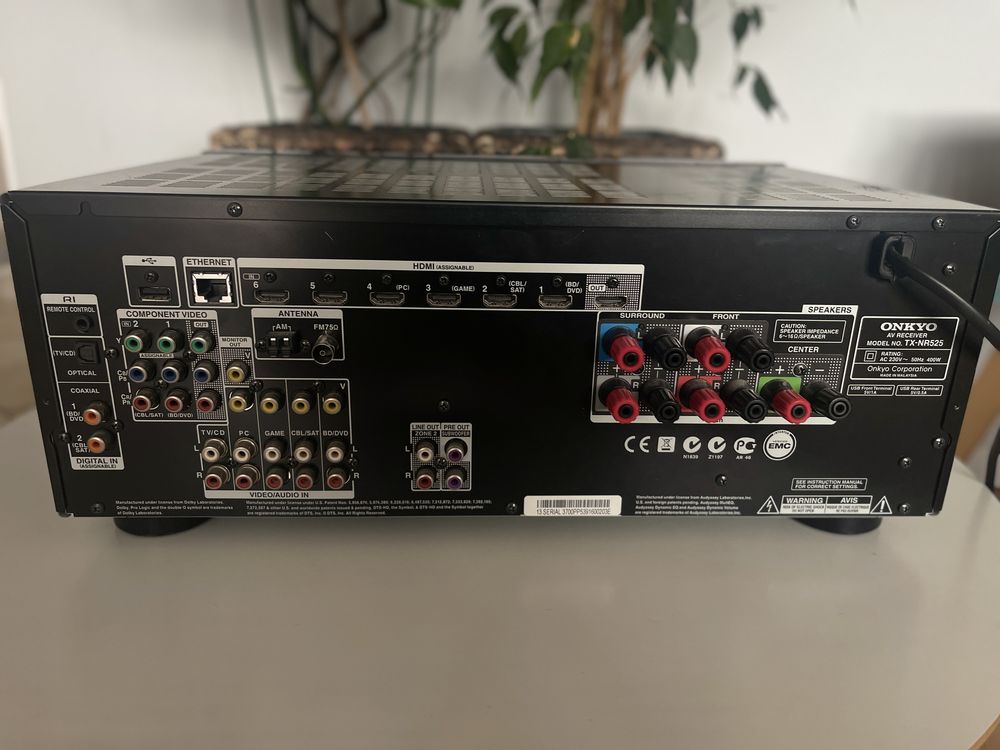 Aplituner Onkyo TX-NR525 brak dzwieku!