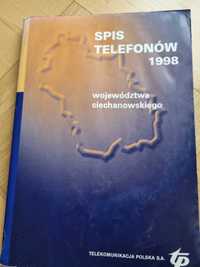 Książka telefoniczna woj ciechanowskiego 1998r.