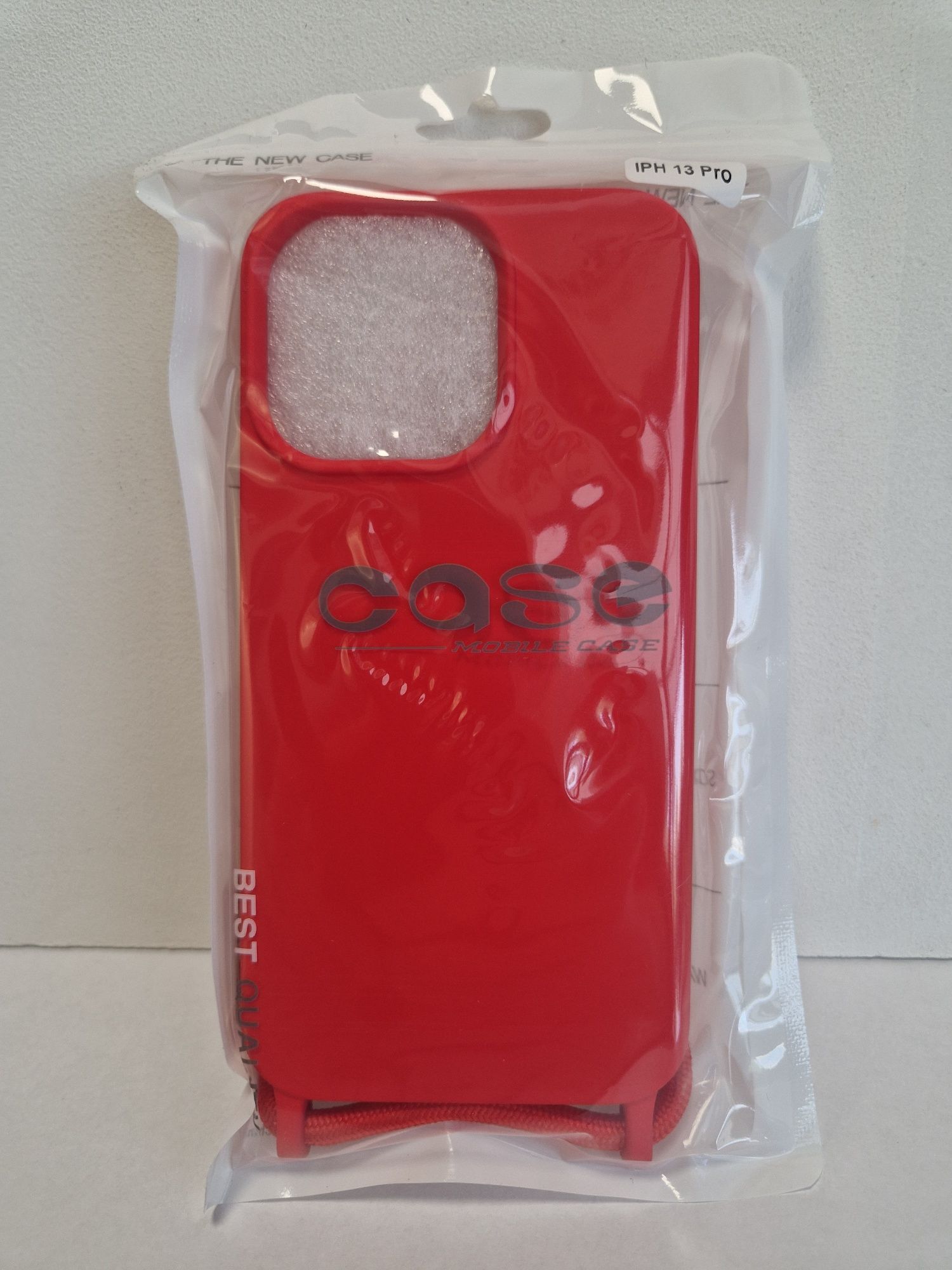 Strap Silicone Case do Iphone 13 Pro wzór 1 czerwony