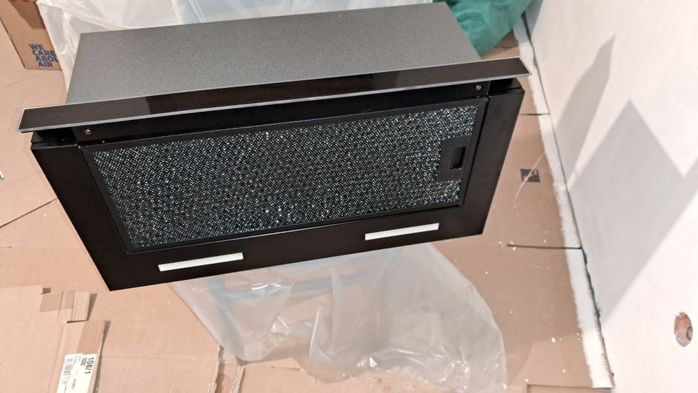 Okap pochłaniacz do zabudowy 60cm czarny