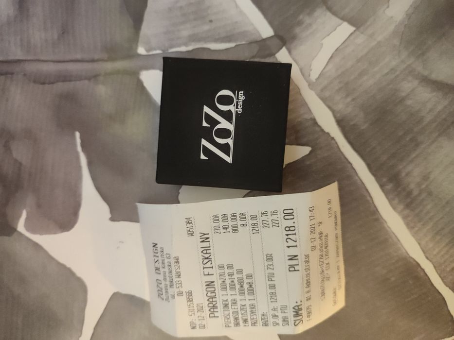 Pierścionek gwiazda zozo desing