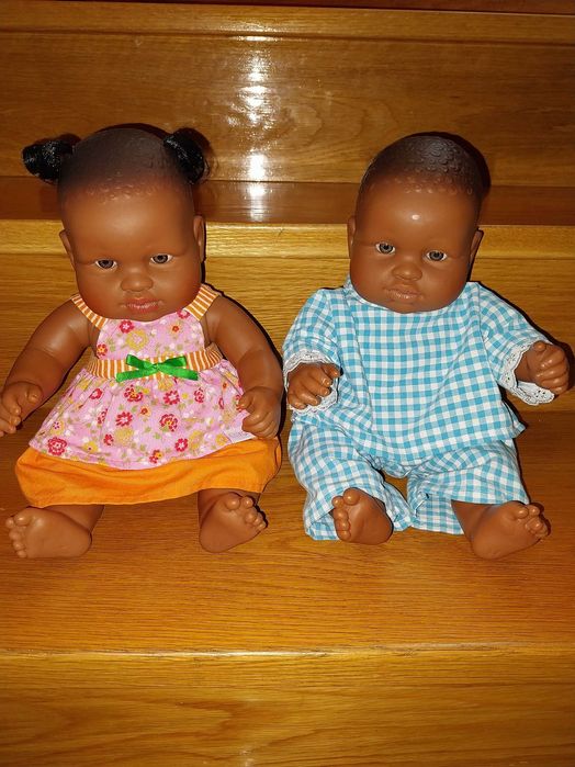 Bonecos Antigos - Casal Chocolate