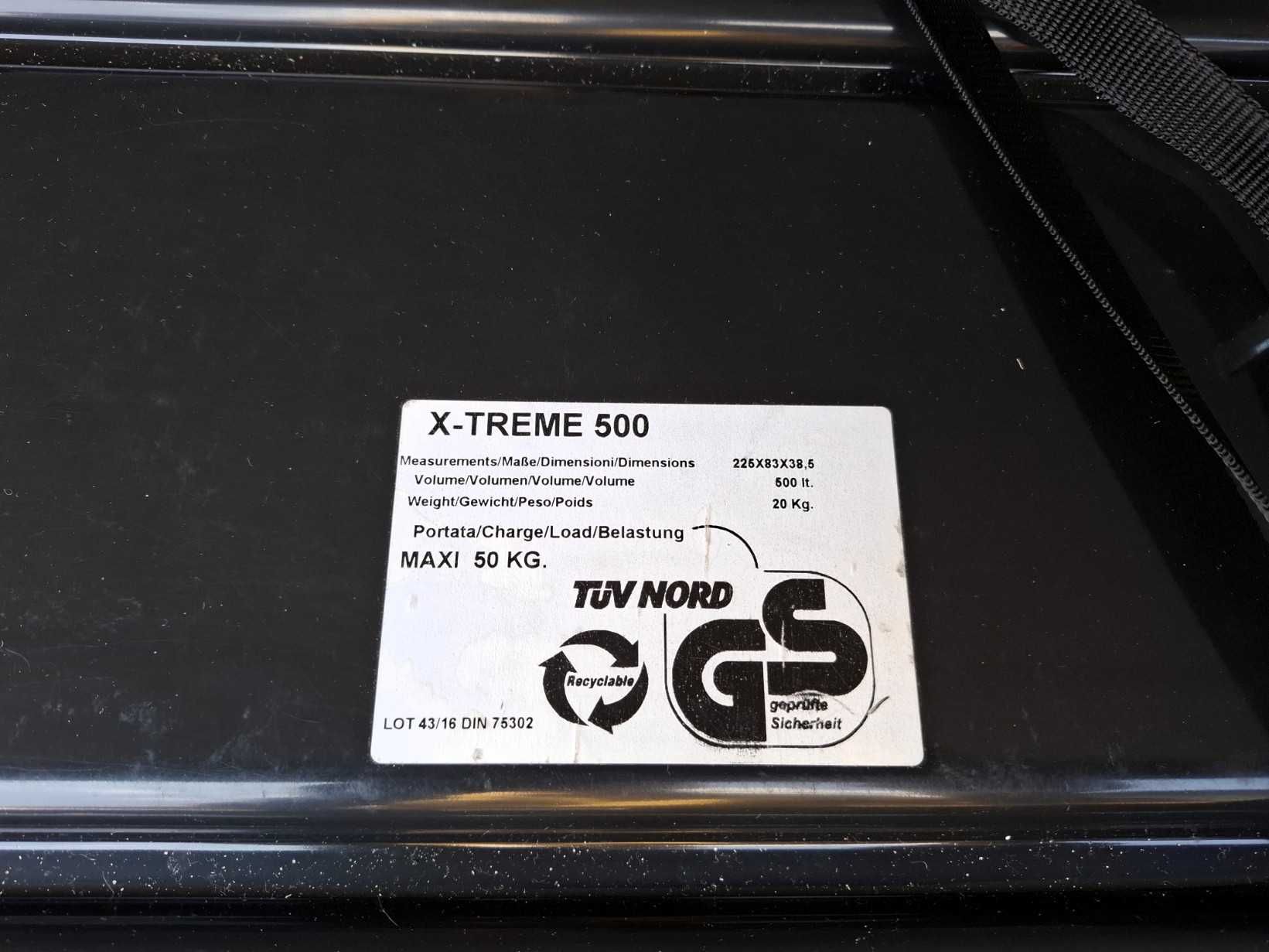 Box dachowy Xtreme 500