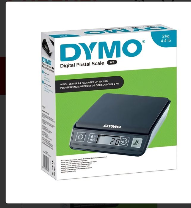 DYMO M2 cyfrowa waga pocztowa USB | 2 kg