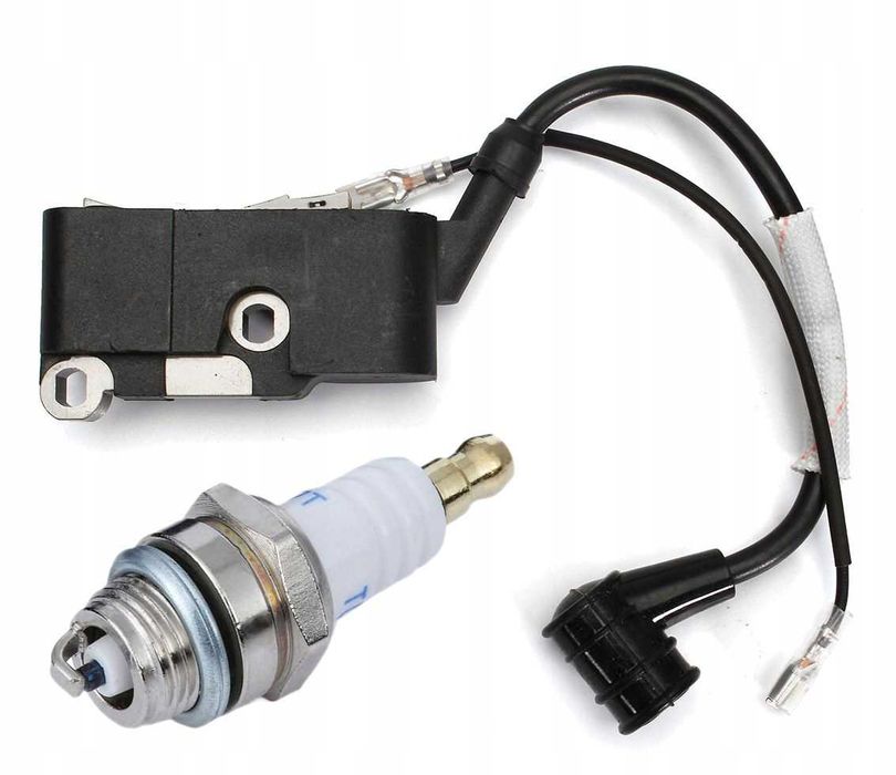 Cewka do piły spalinowej iskrownik zapłonowa świeca moduł komplet