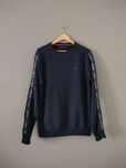 Granatowy Crewneck z Lampasami Tommy Hilfiger L