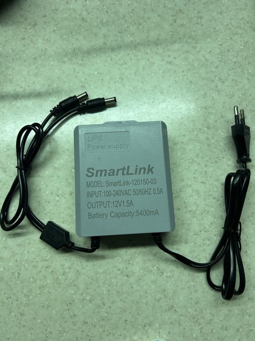 mini UPS Smartlink безперебійне живлення для роутеру, 5400 mah grey