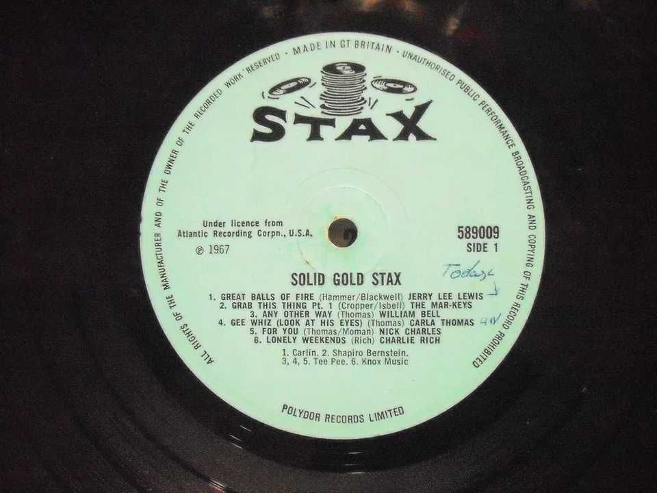 LP Jerry Lee Lewis, The Mar-Keys, Carla Thomas, -Stax Stax 12"