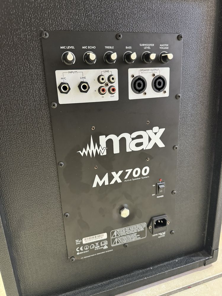 Zestaw nagłośnieniowy aktywny 12''700W MX700 2.1 -- otoLombard Lumik