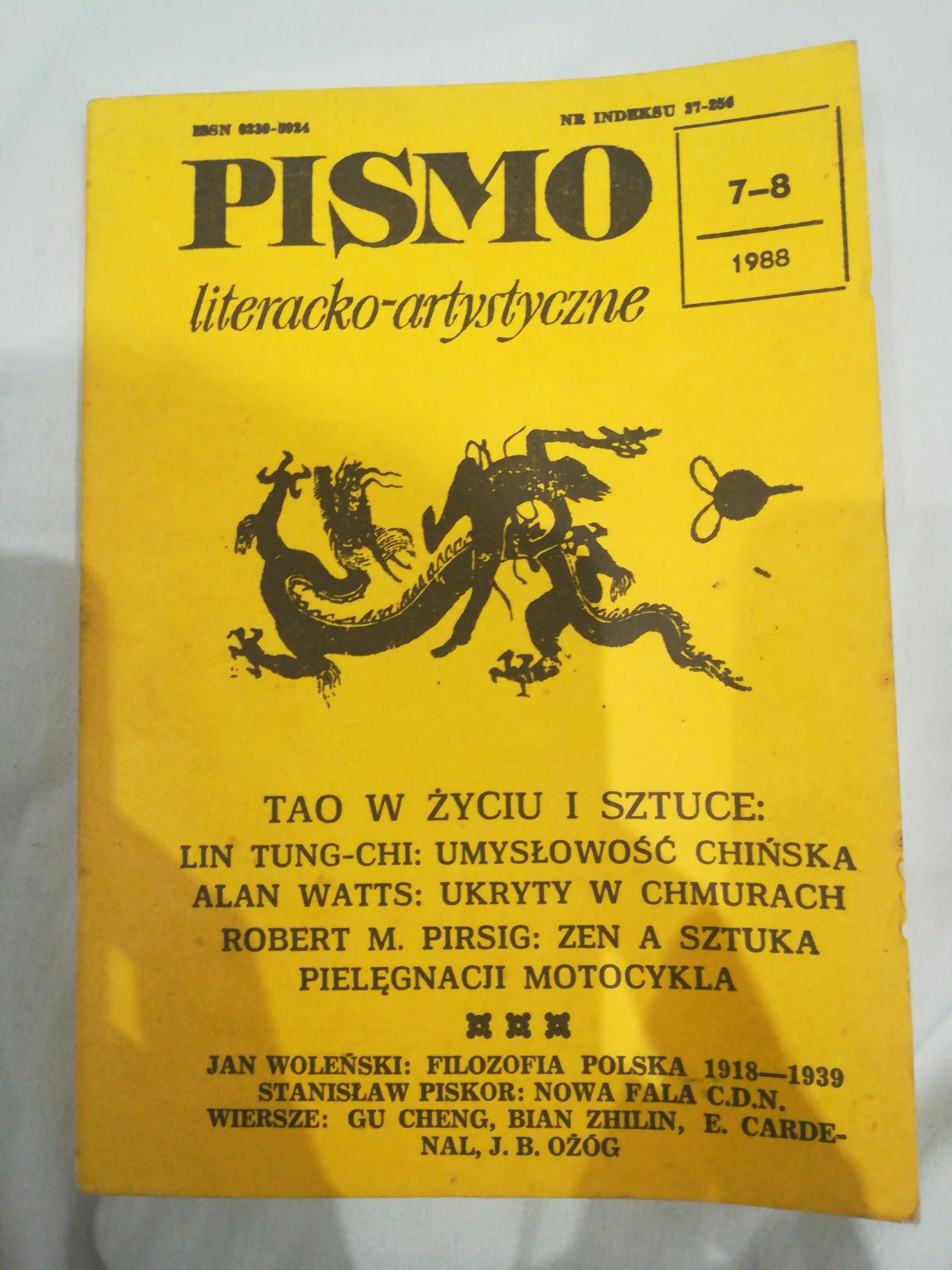 Pismo literacko -  artystyczne nr 7-8