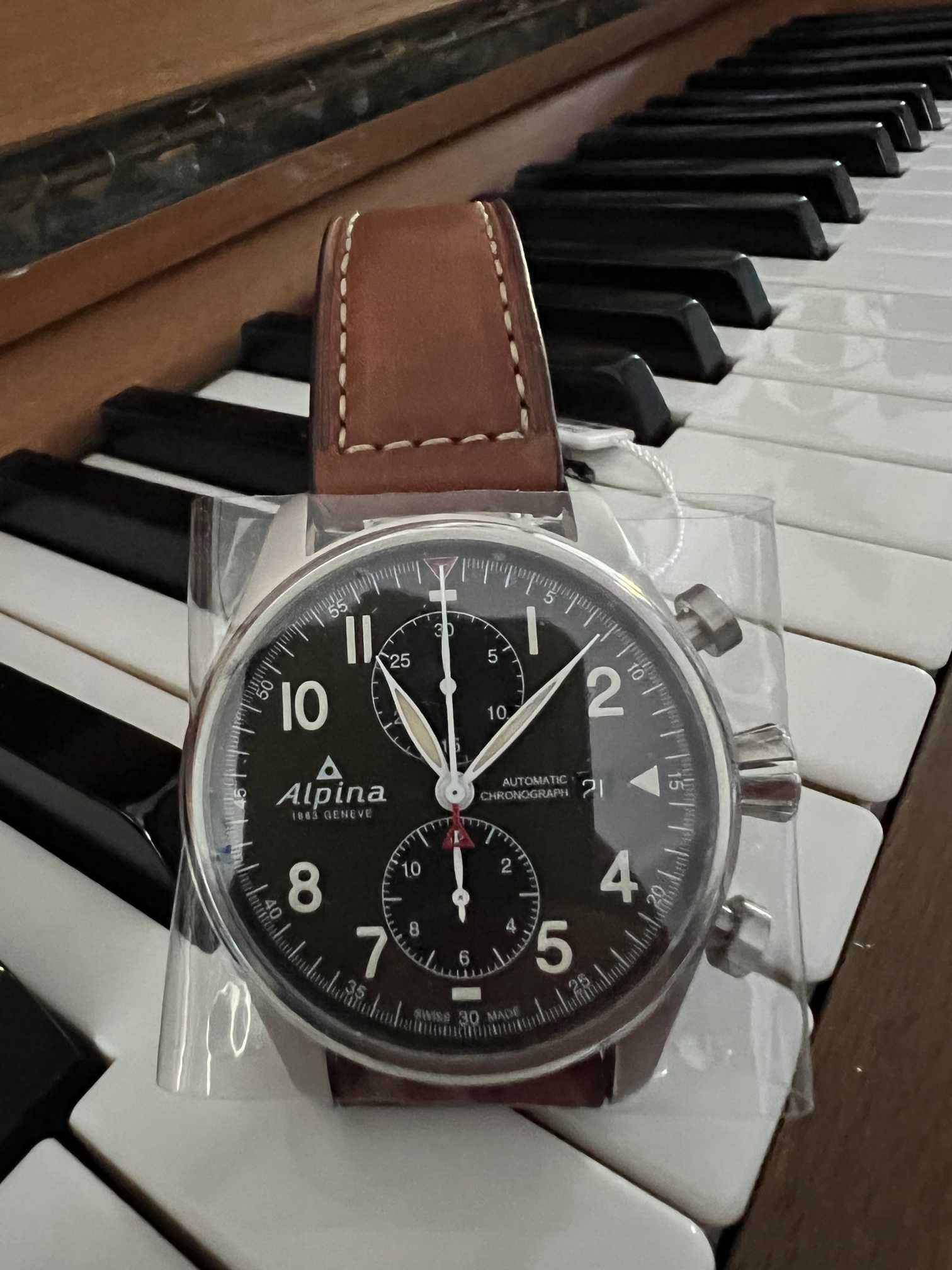 Zegarek męski Alpina Startimer Pilot Automatic Chronograph