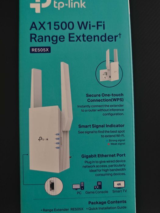 Amplificador de Wi-Fi 6 Tp-Link AX1500 [NOVO]