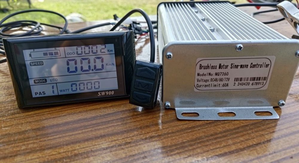 Mocny sterownik+ wyświetlacz 36V-72V 250- 3000W Nowe