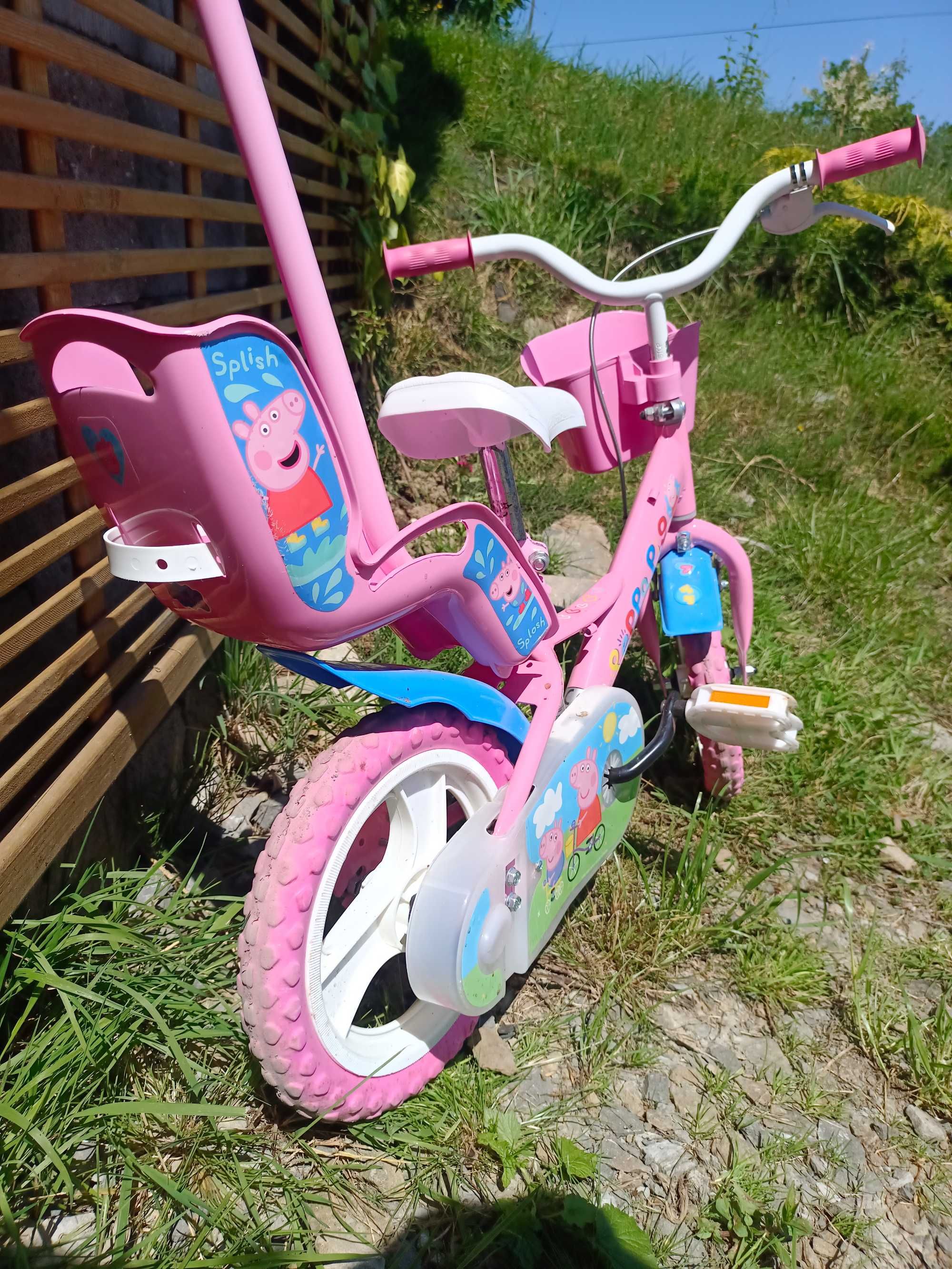 Rowerek 12 cali Peppa kółka boczne