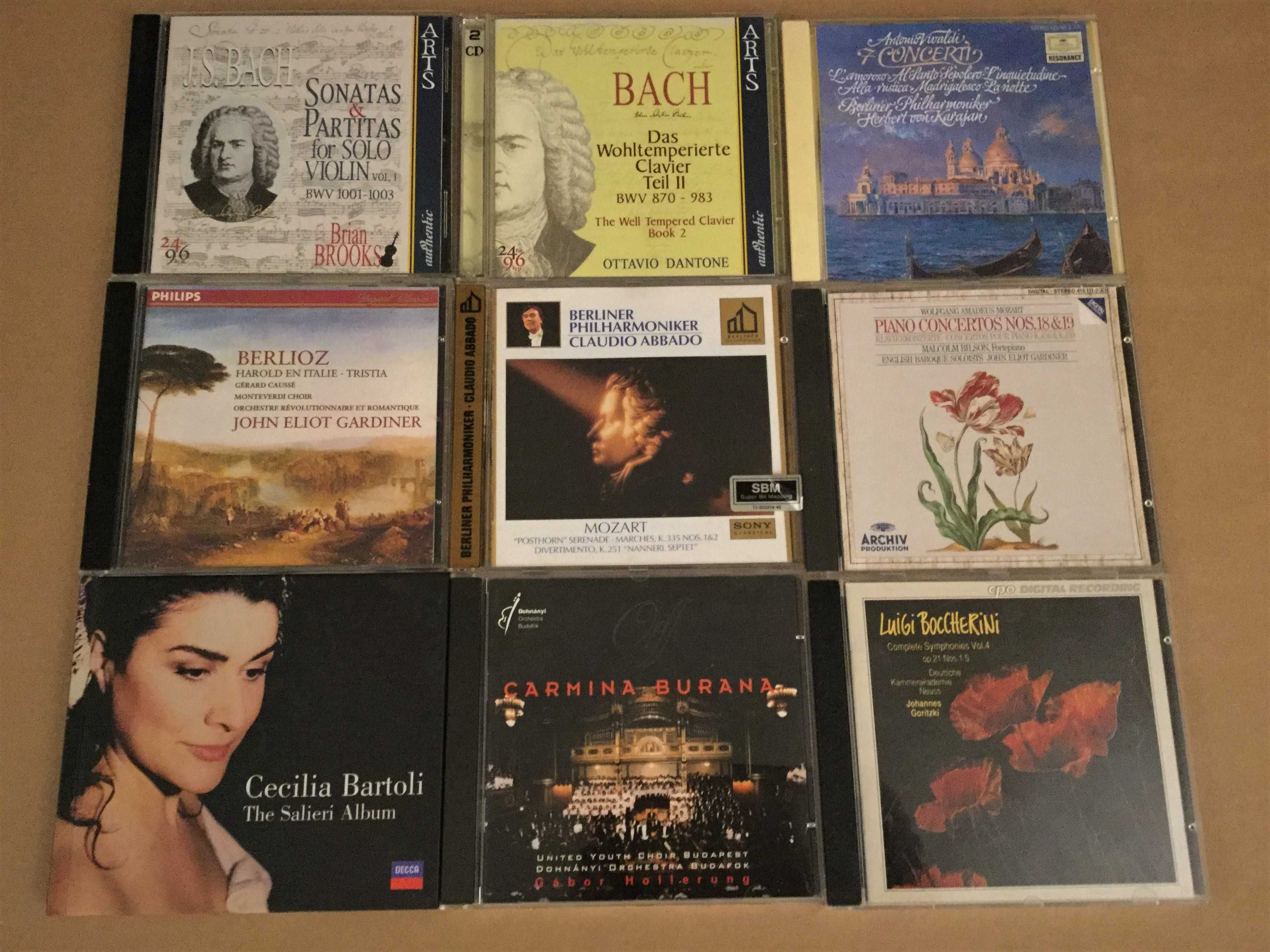 Berlioz, Boccherini, Carmina Burana, Salieri Bartoli - Kolekcja 9CD