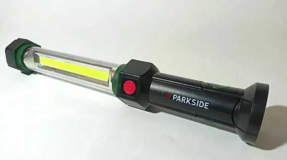 Фонарь аккумуляторный Parkside PATC 2 B1 LED с магнитом и крючком
