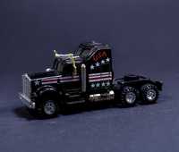 Samochodzik # Hong Kong USA Stars Stripes Black Diecast Toy Truck