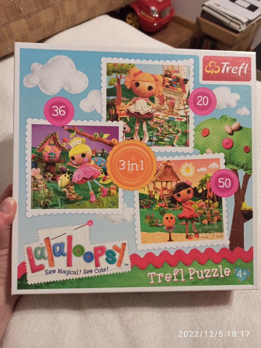 Puzzle Lalaloopsy 3w1 firmy Trefl