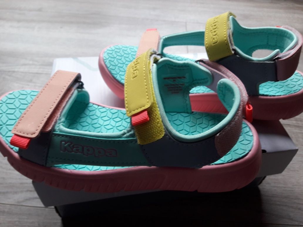 Nowe Sandaly 34 Kappa dziewczęce 21,7cm