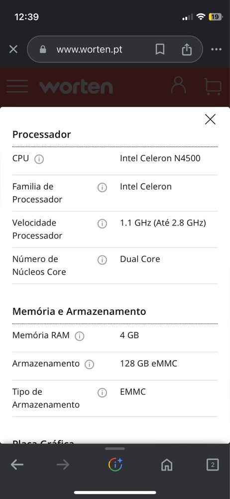 Portatil Asus flip