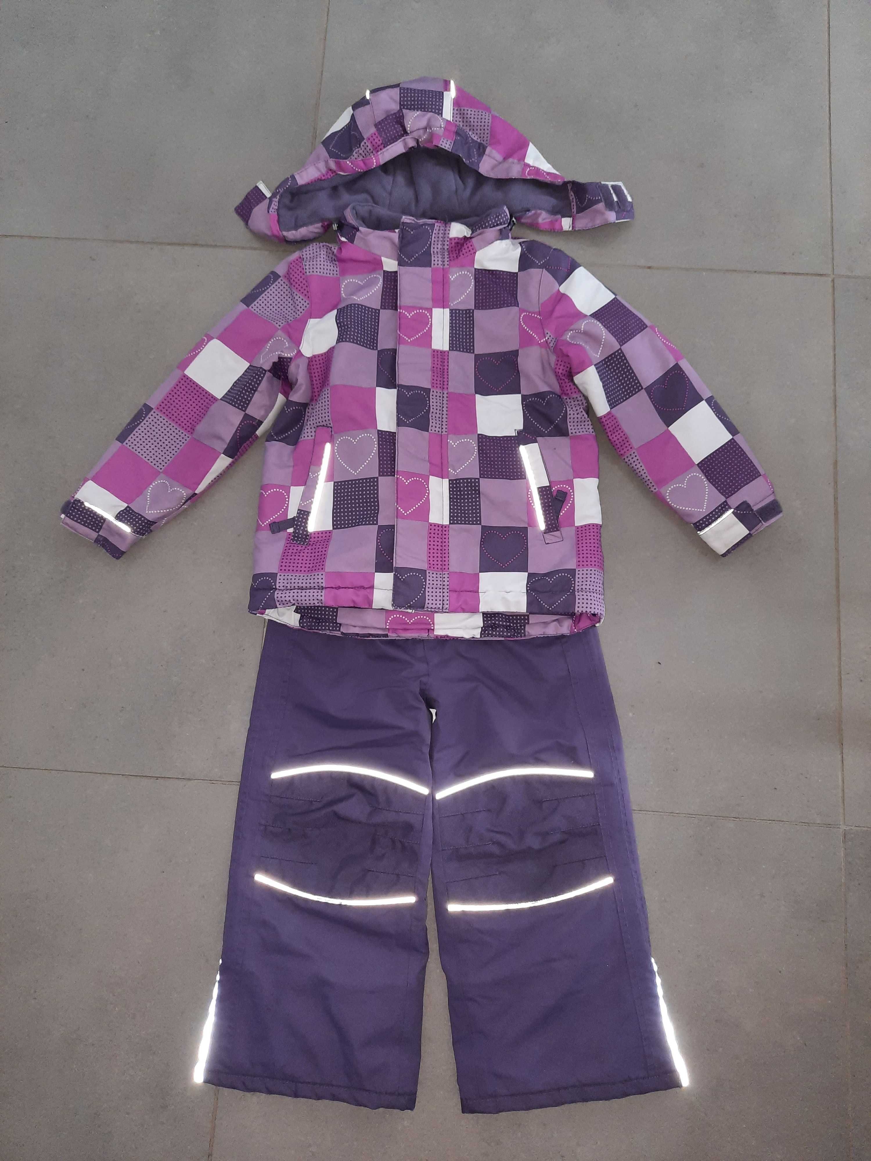 Kurtka i spodnie zimowe, komplet, 98/104 cm