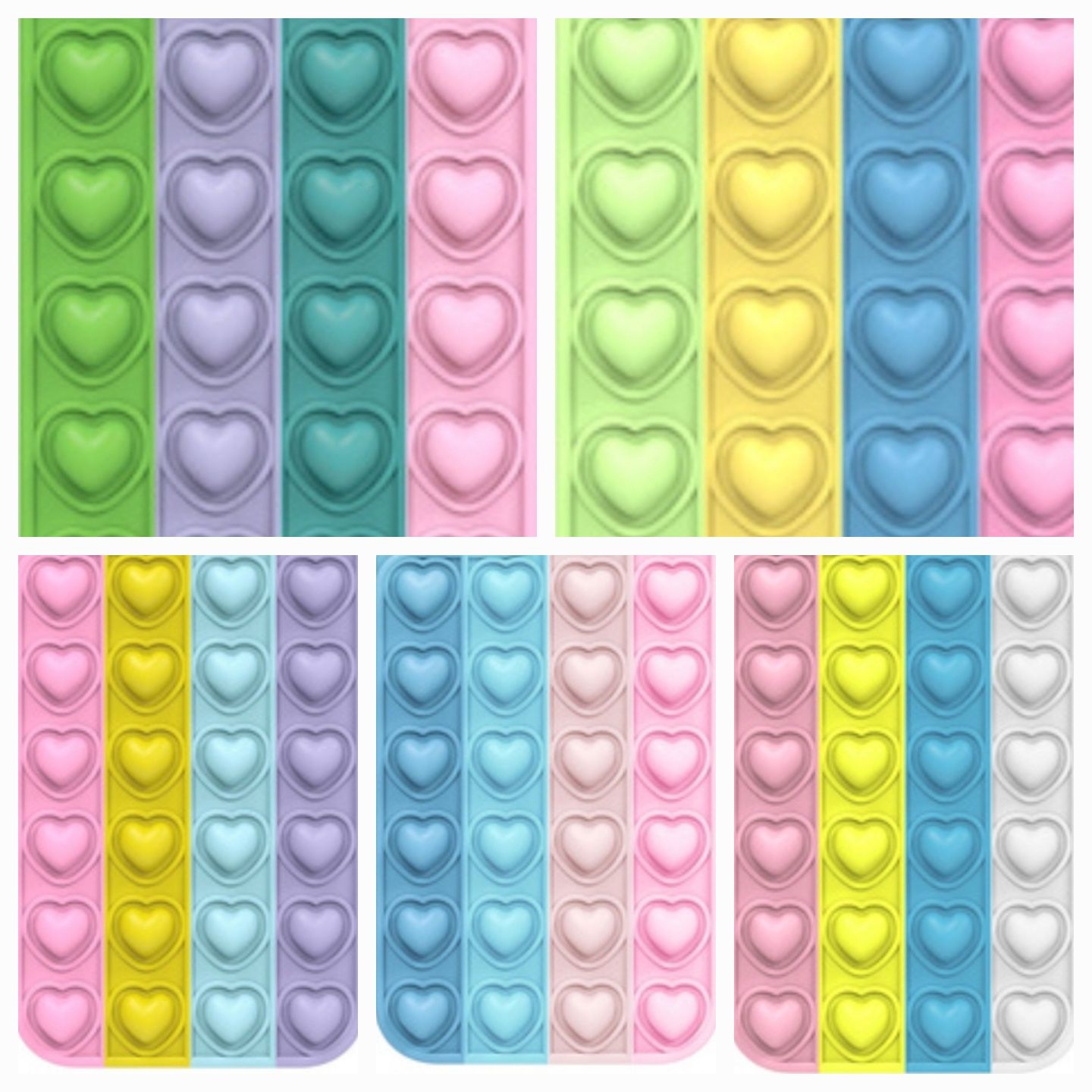 Etui Heart Pop Motorola Moto G10/G10 Power/G20/G30 w pięciu kolorach