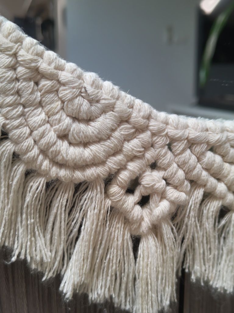 Espelho em macramé 45cm